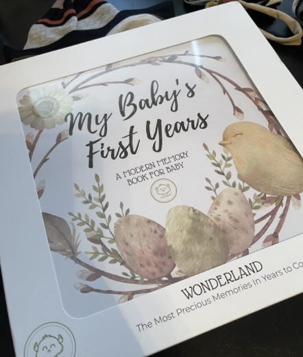 Customer photo review of Baby First Years Memory Book