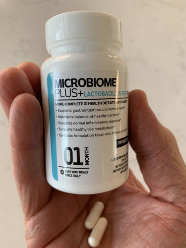 Customer photo review of Lactobacillus Reuteri NCIMB 30242 | Microbiome Plus+
