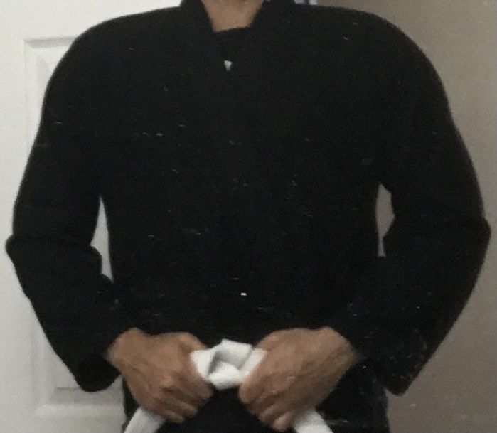 Customer photo review of Summo Basic Black Brazilian Jiu Jitsu Gi ( BJJ GI )