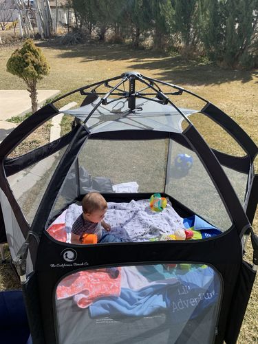 Customer photo review of Pop N' Go® Playpen