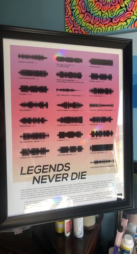 Customer photo review of "Legends Never Die" by Juice WRLD