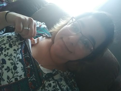 Customer photo review of Momma's Comfy Maternity Bra