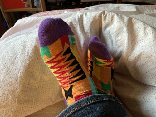Customer photo review of The Classic Afrisocks Collection