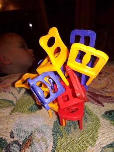 Customer photo review of Stack-a-Chair™ - stapel stoelen gezelschap spel
