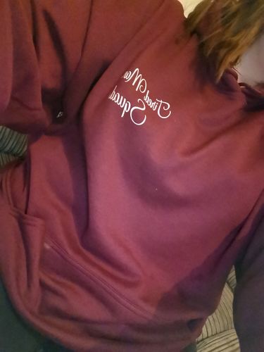 Customer photo review of Tired Mama Squad Hoodie