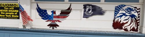 Customer photo review of Rising Eagle Flag
