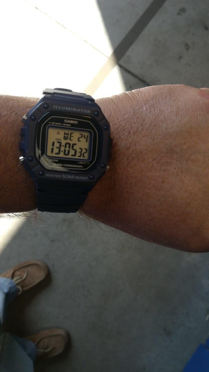 Customer photo review of Reloj Casio Vintage W-218H-2AVDF Azul