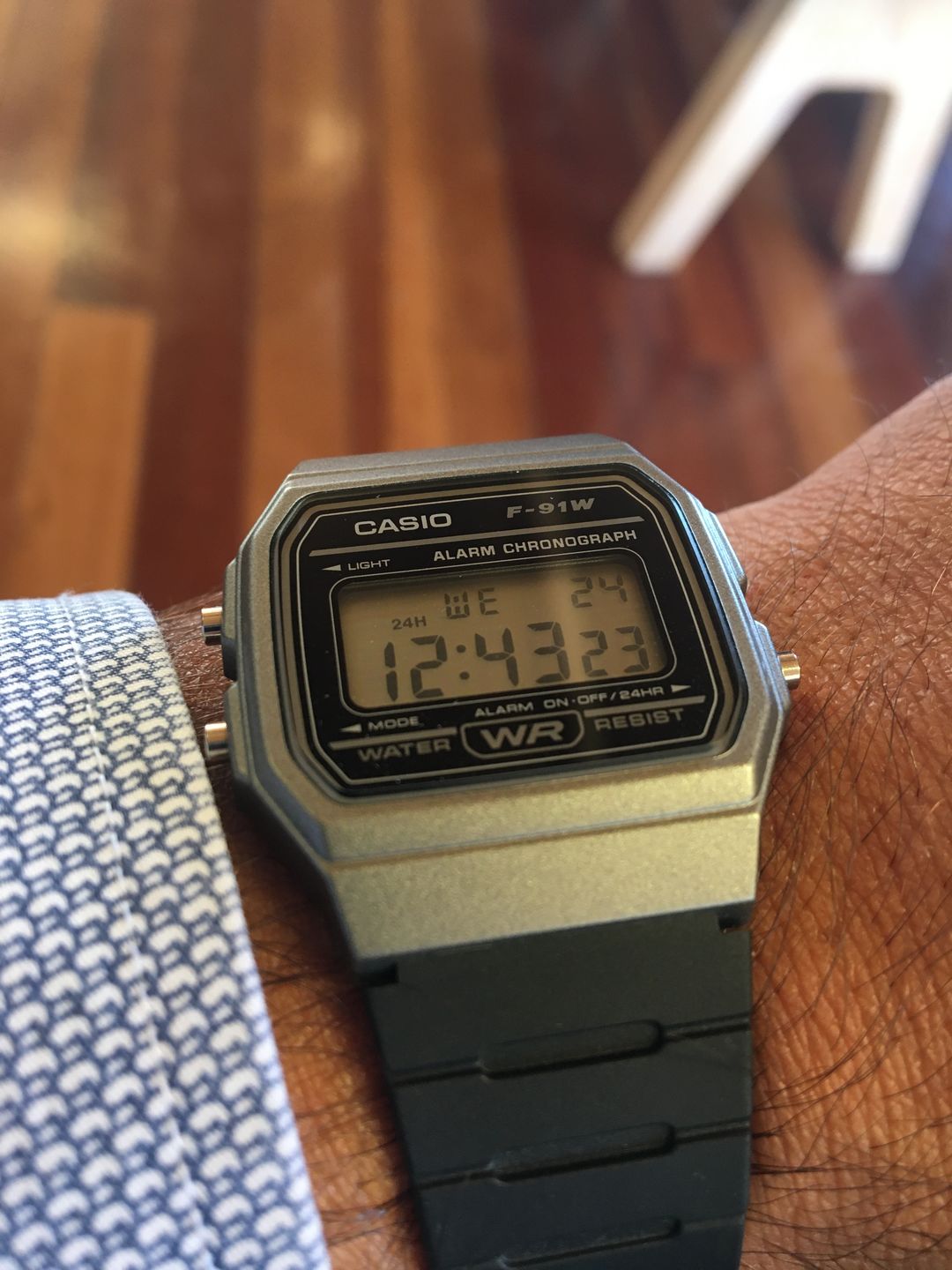 Customer photo review of Reloj Casio Vintage F-91WM-1BDF Gris/Negro