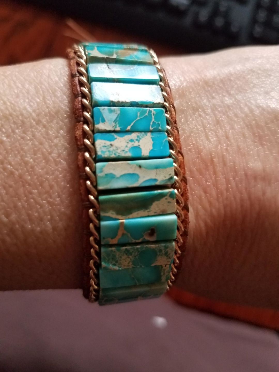 Customer photo review of Loving Heart Protection Wrap Bracelet