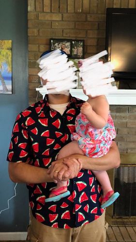 Customer photo review of Chemise en coton à manches courtes à fleurs pour hommes