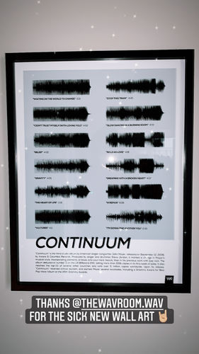 Customer photo review of "Continuum" by John Mayer