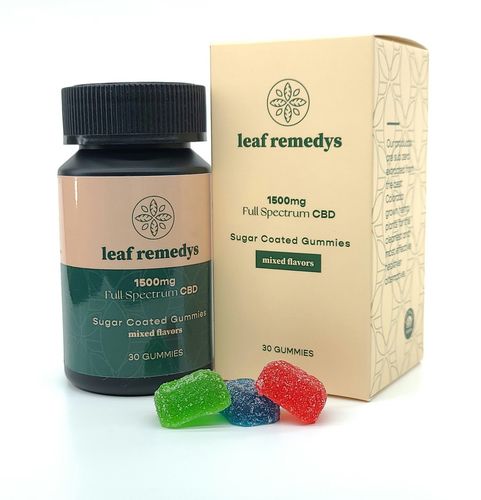 Customer photo review of 1500mg CBD Gummies mixed flavors