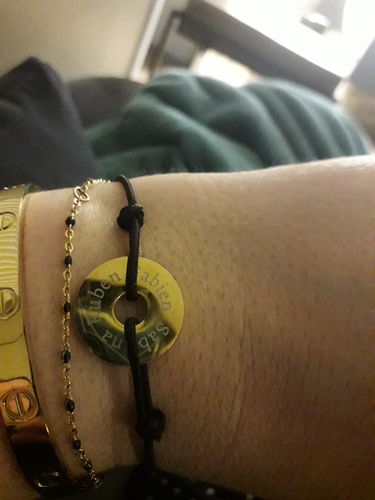 Customer photo review of Bracelets Cordon