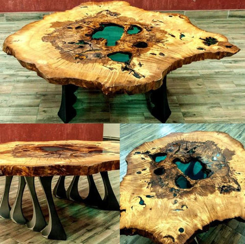 Customer photo review of Handmade Metal Table legs (28"), SET of 2 | 410 Radix| Desk Legs, Coffee Table Legs, Dining Table Legs, Table Base