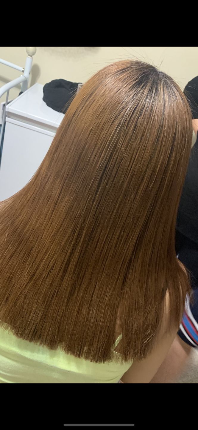 Customer photo review of Babosa Liss Aloe Vera™ Brazilian Smoothing Keratin Kit