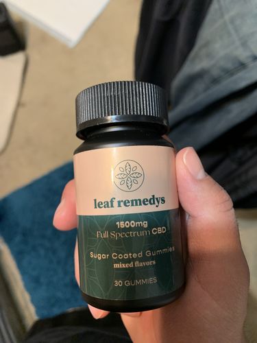Customer photo review of 1500mg CBD Gummies mixed flavors