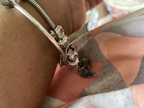 Customer photo review of Mother Daughter Eternal Love Bracelets