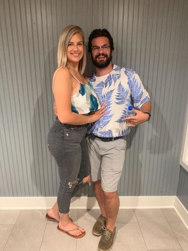 Customer photo review of chemise d'homme en pur coton à imprimé style de vacances hawaïennes