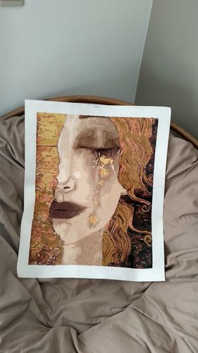 Customer photo review of Gustav Klimt 'The Golden Tears'