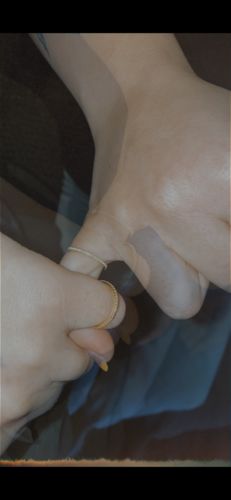 Customer photo review of Pinky Promise Ring
