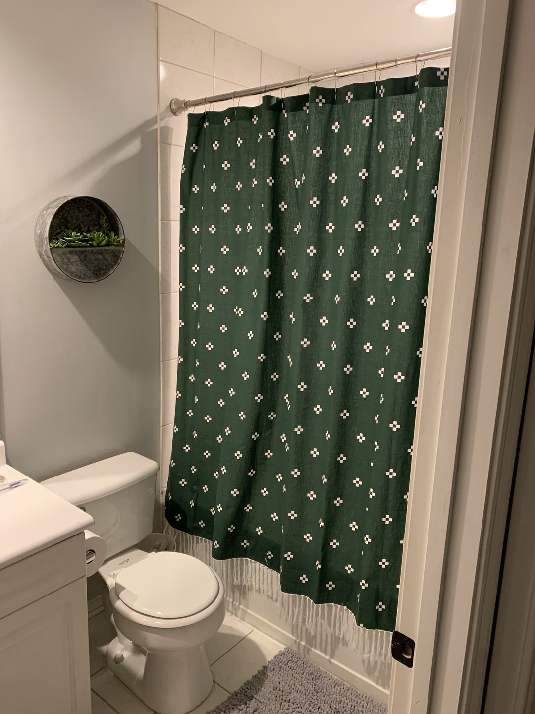 Customer photo review of Faye in Blue - 12x20" | 12x40"