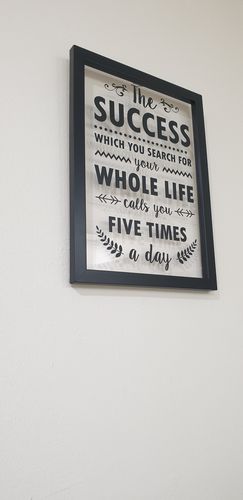 Customer photo review of A' Size Frame Acrylic - The Success v2