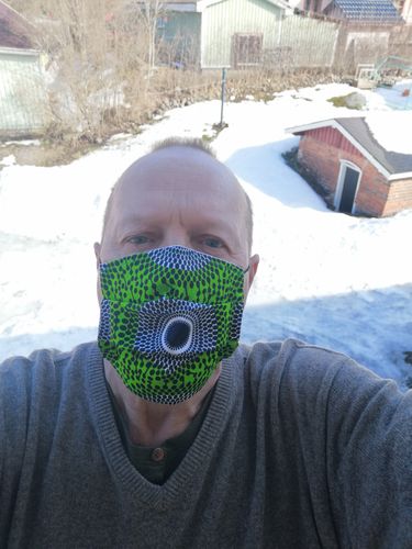 Customer photo review of No Wahala Mask