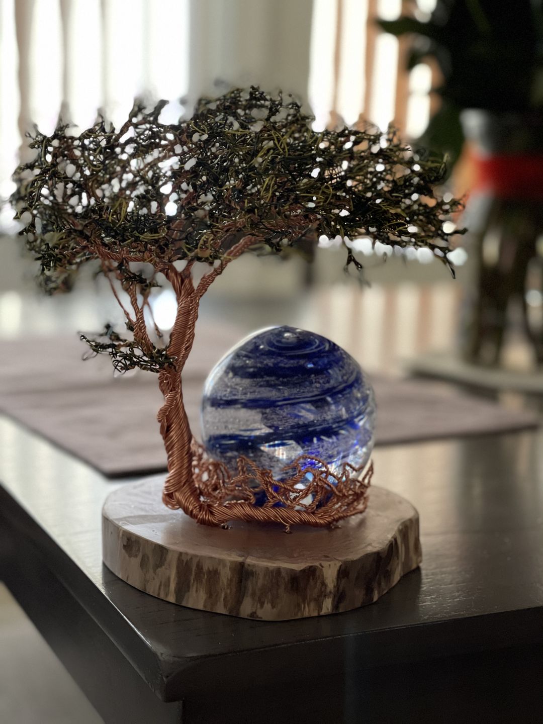 Customer photo review of Reading Tree Of Life with Tranquil Swirl Orb