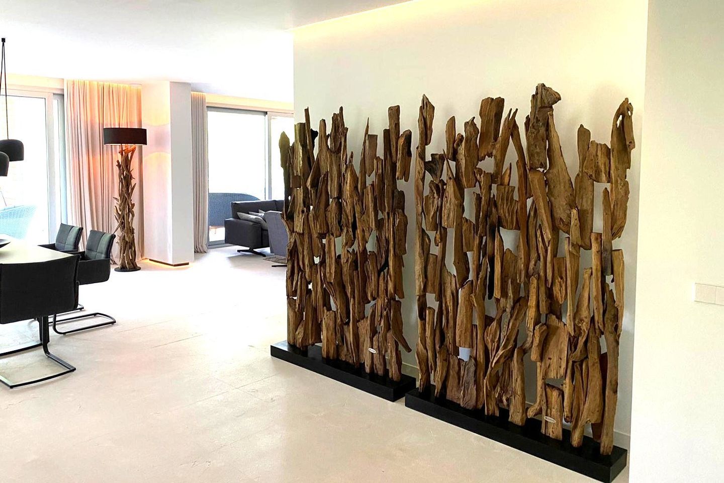 Customer photo review of BELMIRO Design Holz Raumteiler
