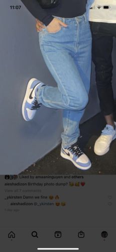 Nike Air Jordan 1 Retro High Og Gs University Blue Hypemarket