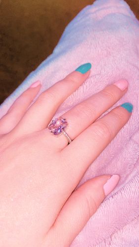 Customer photo review of Pink Princess Ring