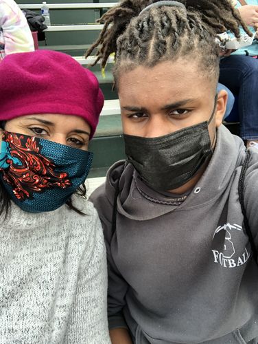 Customer photo review of PACK OF 6 ADULT REUSABLE FACE MASK