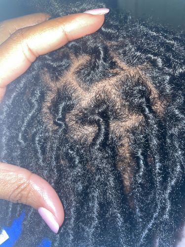 Customer photo review of Peculiar Locs Shampoo Bar (New)