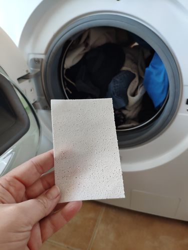Customer photo review of Eco-Tiras de Detergente 40 lavados Natulim