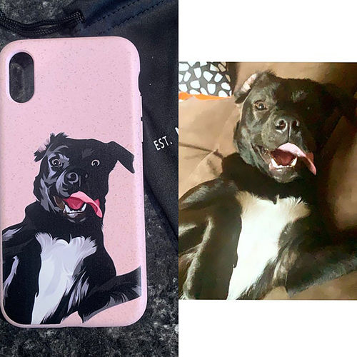 Customer photo review of Eco-Friendly custom phone case