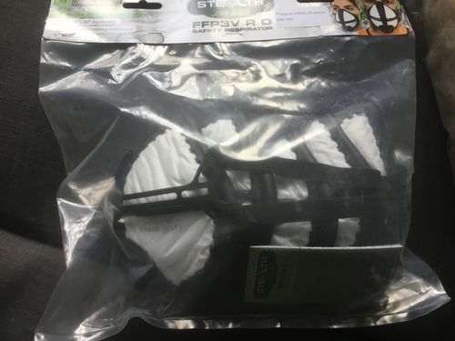 Customer photo review of Stealth P3 Respirator Face Mask [Dentex Offer]