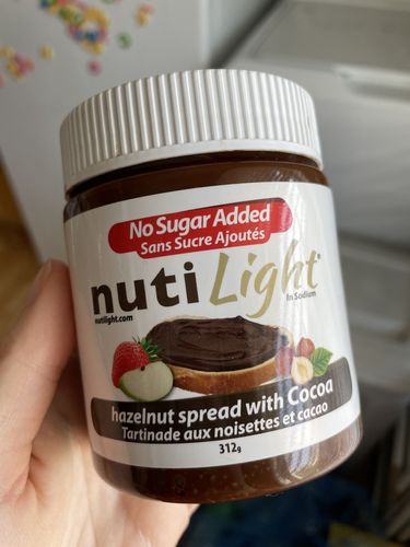 Customer photo review of NutiLight - Tartinade chocolatée 312g