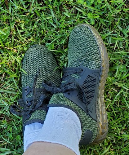 Customer photo review of Pro-Safety Unisex Sneakers