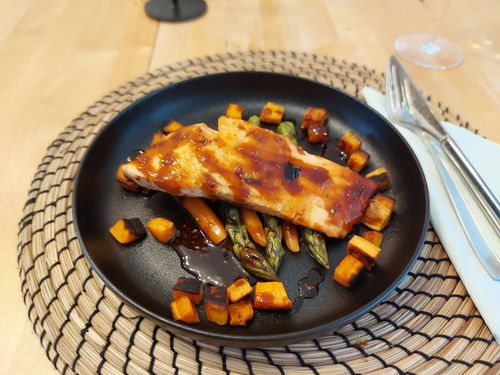 Customer photo review of The Taste Gourmetschale Ø 21,5 cm - Inhalt 0,8 l - schwarz (2er Set)