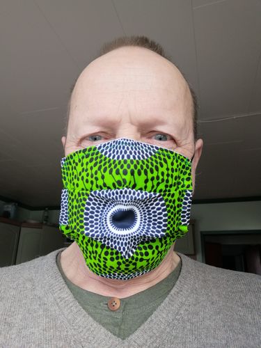 Customer photo review of No Wahala Mask