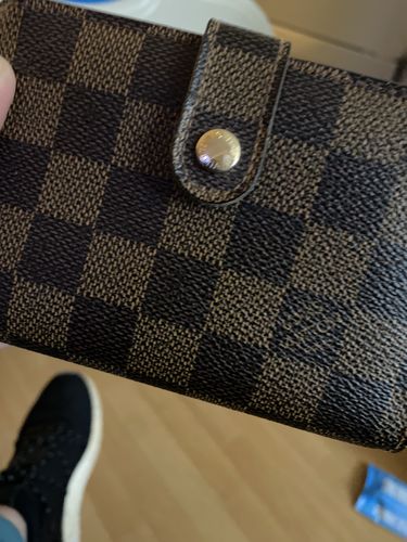Customer photo review of Vintage Louis Vuitton Damier Ebene Porte Monnaie Billets Viennois Bifold Wallet CA5027