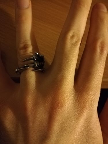 Customer photo review of EAGLE CLAW RING