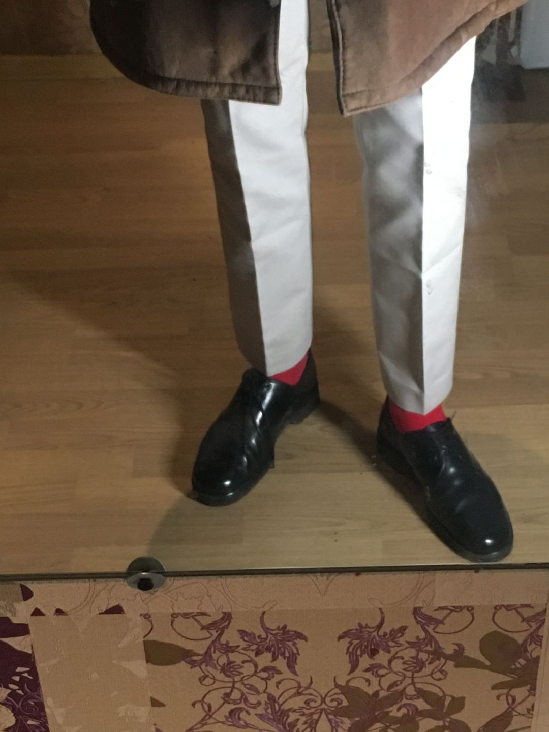 Customer photo review of Sta Prest Trousers - Stone