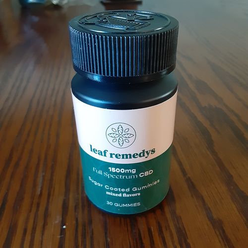 Customer photo review of 1500mg CBD Gummies mixed flavors