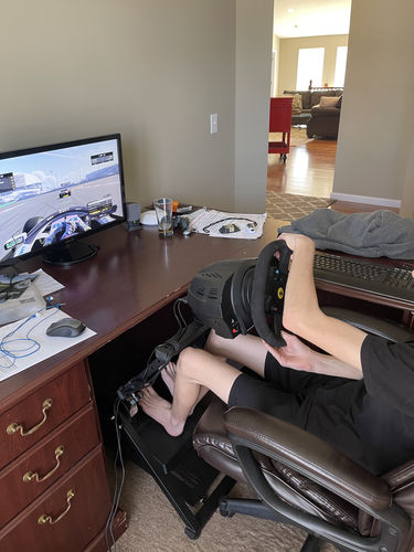 Customer photo review of APEX Steering Wheel Stand