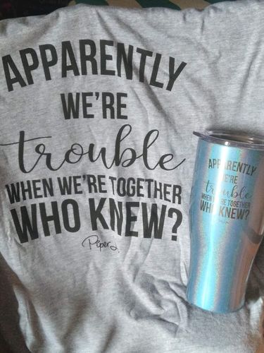 Customer photo review of $10 SPECIAL l Apparently Trouble When We're Together