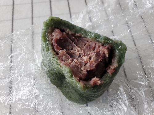 Customer photo review of 「限量-3.30预售 3.28截单」Sweet Green Rice Ball 现做手工青团-红豆沙馅 (4个)