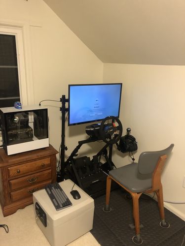 Customer photo review of APEX Steering Wheel Stand