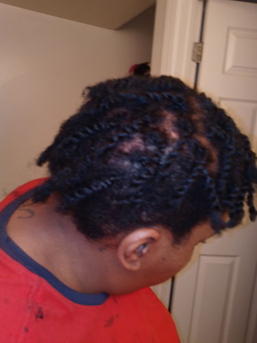 Customer photo review of Aloe Vera Styling Gel | 8.8 oz