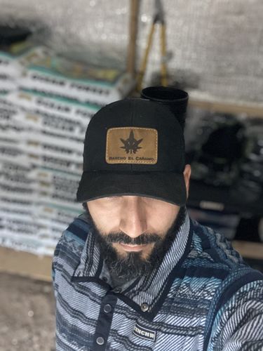 Customer photo review of Richardson 112 Leather Patch Hat